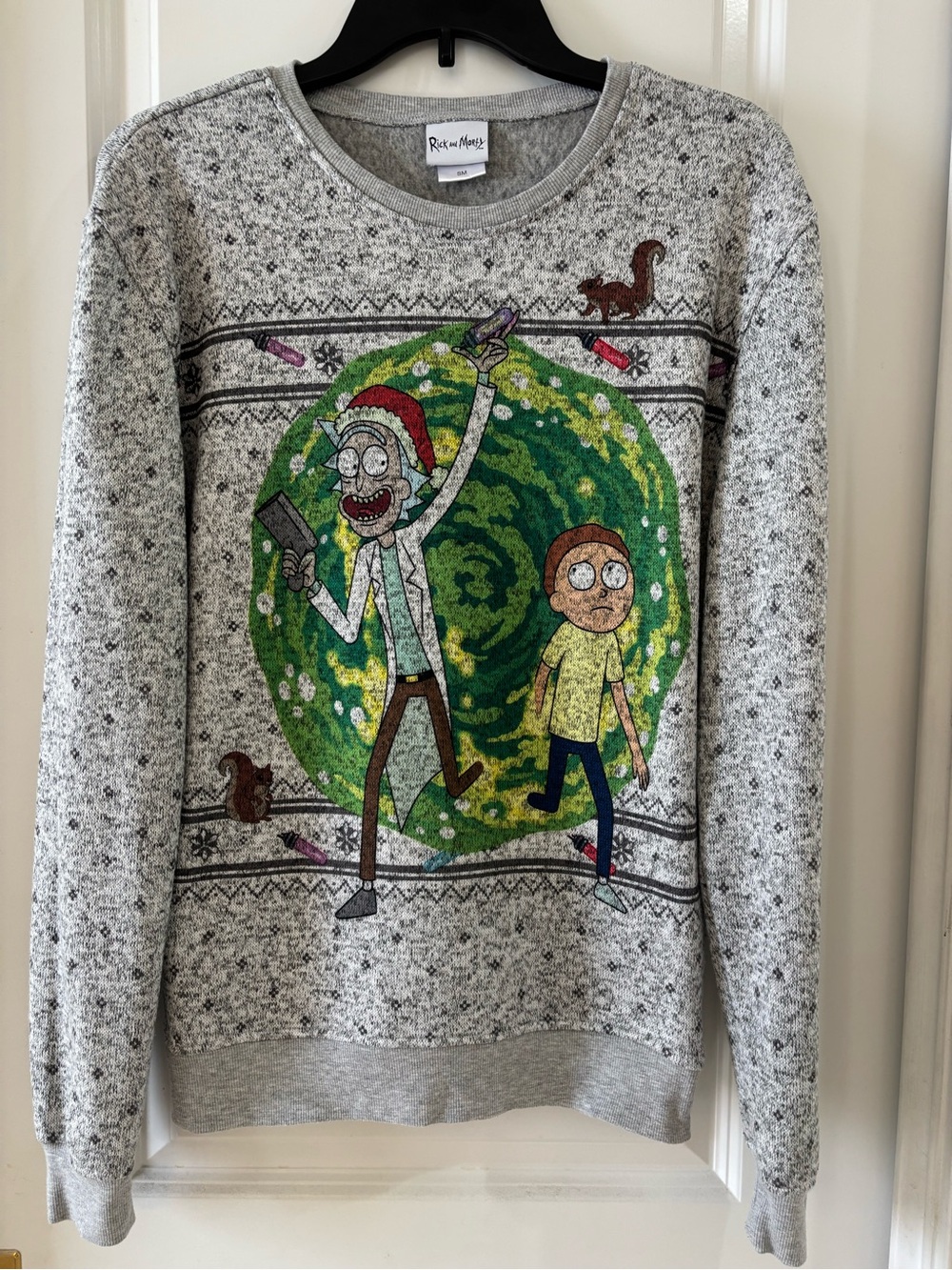 Rick and Morty Graphic Crewneck Sweatshirt - Grey